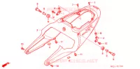 CARENAGES ARRIERE pour Honda CBR 954 FIREBLADE de 2002