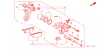 ETRIER DE FREIN ARRIERE pour Honda CBR 954 FIREBLADE de 2002