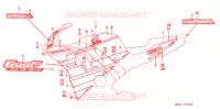 AUTOCOLLANTS (CBR600FN) pour Honda CBR 600 F de 1992