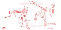 BEQUILLE pour Honda CBR 600 ROSSI de 2002