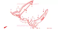 COUVERCLES LATERAUX pour Honda CBR 600 ROSSI de 2002