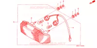 FEU ARRIERE pour Honda CBR 600 ROSSI de 2002