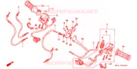 LEVIER DE GUIDON   CABLE   COMMODO pour Honda CBR 600 ROSSI de 2002