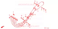 SILENCIEUX D'ECHAPPEMENT pour Honda CBR 600 ROSSI de 2002