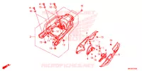 COUVERCLE LATERAL   PORTE BAGAGE ARRIERE (CRF1000A/AL/D/DL) pour Honda AFRICA TWIN 1000 TRICOLOR de 2019