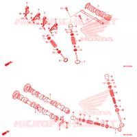 ARBRE A CAMES   SOUPAPE pour Honda AFRICA TWIN 1000 TRICOLOR de 2019