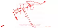BEQUILLE LATERALE pour Honda SHADOW 400 With speed warning light de 1997