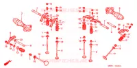 ARBRE A CAMES   SOUPAPE pour Honda SHADOW 400 de 1999