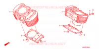 CYLINDRE pour Honda SHADOW 400 de 2007
