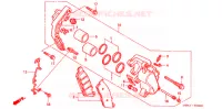 ETRIER DE FREIN AVANT pour Honda SHADOW 400 With speed warning light de 1999