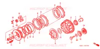 EMBRAYAGE pour Honda SHADOW 400 SILVER de 1999