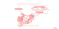 AUTOCOLLANTS pour Honda SUPER CUB 50 PRO -XJ- de 2014
