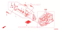 POMPE A HUILE pour Honda SUPER CUB 50 POST OFFICE, RED, with basket and heated handled de 2012