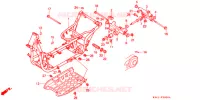 CADRE pour Honda FUSION 250 de 1986