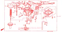 CARBURATEUR pour Honda FUSION 250 de 1986