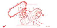 CARTER MOTEUR GAUCHE pour Honda FUSION 250 de 1986