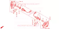 CLIGNOTANT pour Honda FUSION 250 de 1986