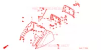 COUVERCLE DE COFFRE pour Honda FUSION 250 de 1986