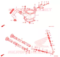 CYLINDRE pour Honda FUSION 250 de 1986