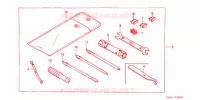OUTIL pour Honda FUSION 250 de 1986