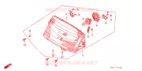 PHARE pour Honda FUSION 250 de 1986