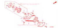 POMPE A HUILE pour Honda FUSION 250 de 1986