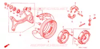 ROUE ARRIERE (1) pour Honda FUSION 250 de 1986
