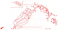 SELLE pour Honda FUSION 250 de 1986