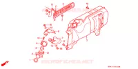 SILENCIEUX D'ECHAPPEMENT pour Honda FUSION 250 de 1986