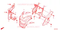ENTOURAGE DE PHARE pour Honda MSX 125 de 2017