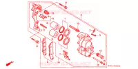 ETRIER DE FREIN AVANT pour Honda XLR 200 R Without speed warning light de 1993