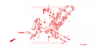 CADRE pour Honda SUPER CUB 110 PRO de 2009