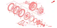 EMBRAYAGE pour Honda SUPER CUB 110 PRO de 2009