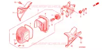FEU ARRIERE pour Honda SUPER CUB 110 PRO de 2009