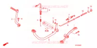PEDALE   KICK pour Honda SUPER CUB 110 PRO de 2009