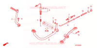 PEDALE   KICK pour Honda SUPER CUB 110 MD de 2010