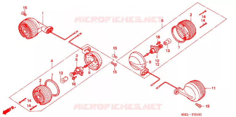 CLIGNOTANT Honda MOTO 125 CD 1994  CD125TS