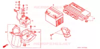 BATTERIE pour Honda NSR 250 SP 9 de 1990