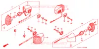 CLIGNOTANT pour Honda NSR 250 SP 9 de 1990