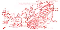 COUVERCLE LATERAL   RESERVOIR D'HUILE pour Honda NSR 250 SP 9 de 1990