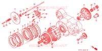 EMBRAYAGE (2) pour Honda NSR 250 SP 9 de 1990