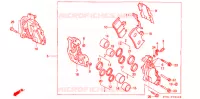 ETRIER DE FREIN AVANT pour Honda NSR 250 SP 9 de 1990