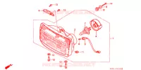 PHARE pour Honda NSR 250 SP 9 de 1990