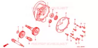 BOITE DE VITESSES pour Honda NH 100 LEAD WHITE de 1998