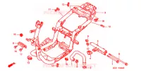 CADRE pour Honda NH 100 LEAD WHITE de 1998