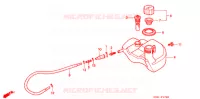 RESERVOIR D'HUILE pour Honda NH 100 LEAD WHITE de 1998