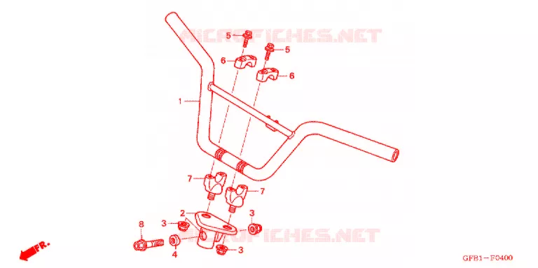GUIDON Honda SCOOTER 50 other-models 2003  NPC503