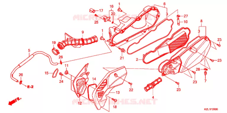 FILTRE A AIR Honda SCOOTER 110 DIO 2011  NSC110WHB