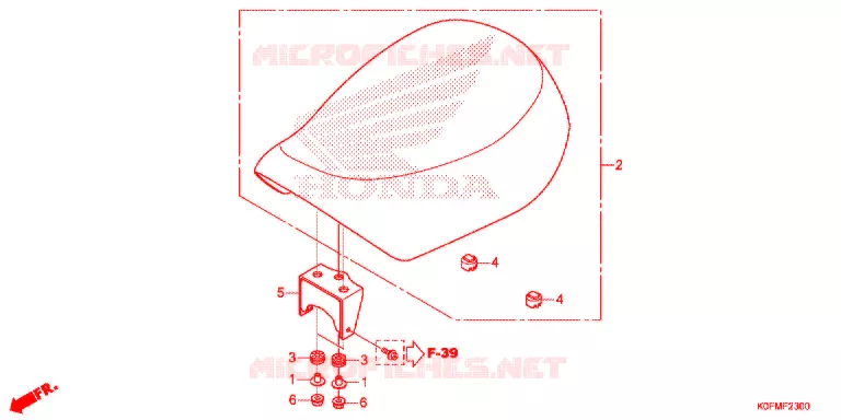 SELLE Honda MOTO 125 MONKEY 2019  Z125MK