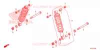 AMORTISSEUR ARRIERE pour Honda FOURTRAX 420 RANCHER 4X4 AT DCT IRS EPS de 2019